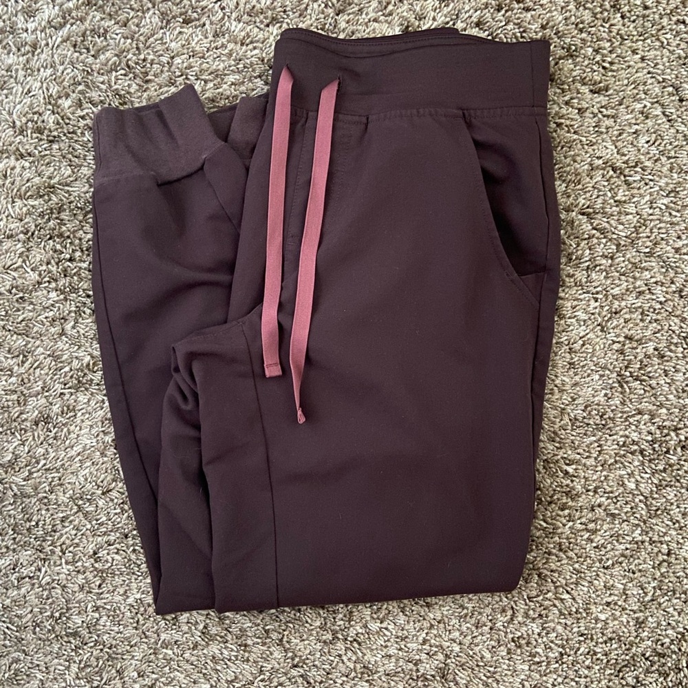 Figs Espresso Zamora Jogger Pants, Small Petite